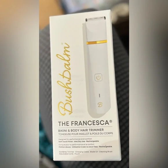 New Bushbalm Francesca Bikini Body Hair Trimmer Sealed Box Wet Dry Rechargeable - Picture 5 of 5